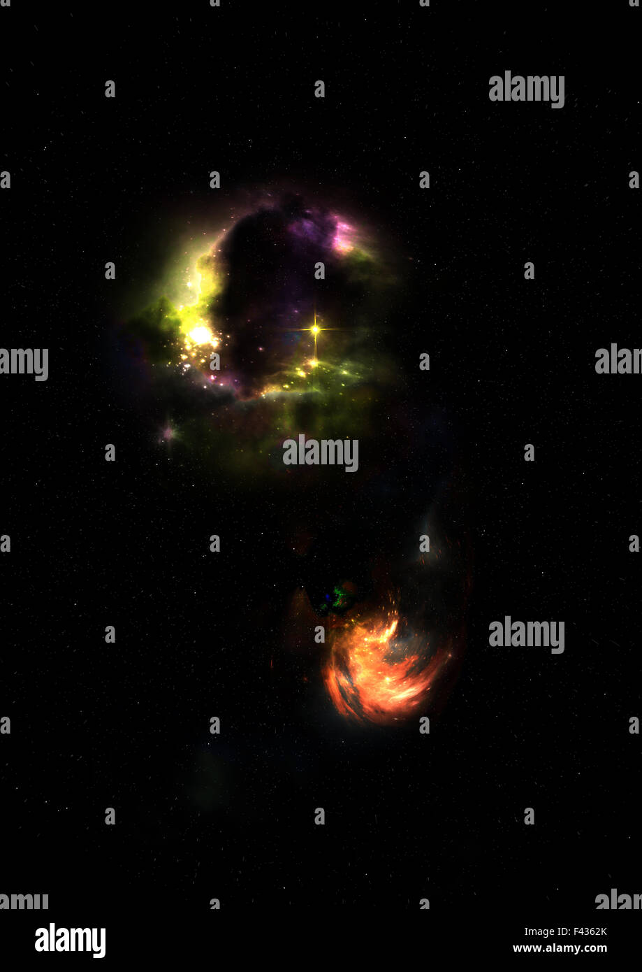 Small part of an infinite star field Stock Photo - Alamy
