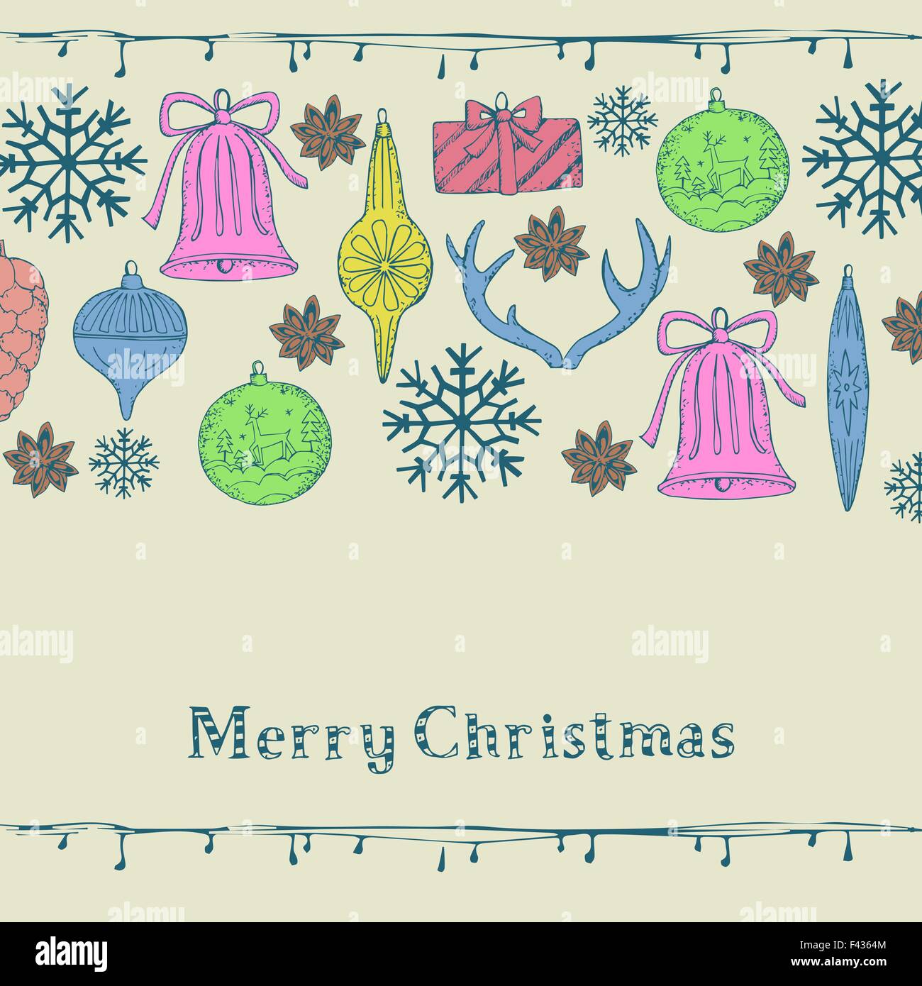 Christmas vector illustration Stock Vector Image & Art - Alamy