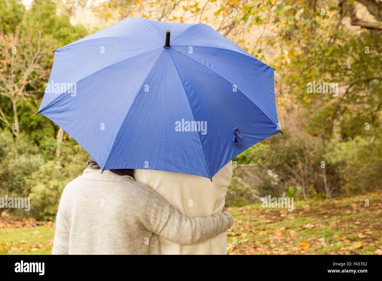 Senior couple in the park Stock Photo - Alamy
