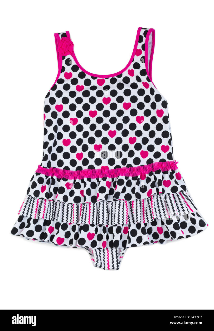 Polka dot swimsuit Stock Photo - Alamy