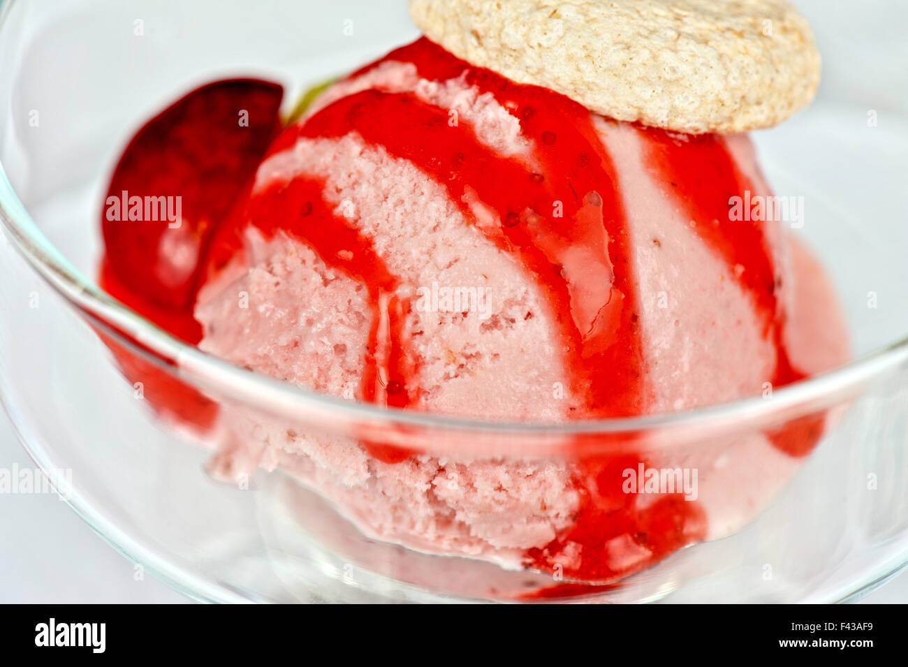 Fruit ice cream Stock Photo Alamy