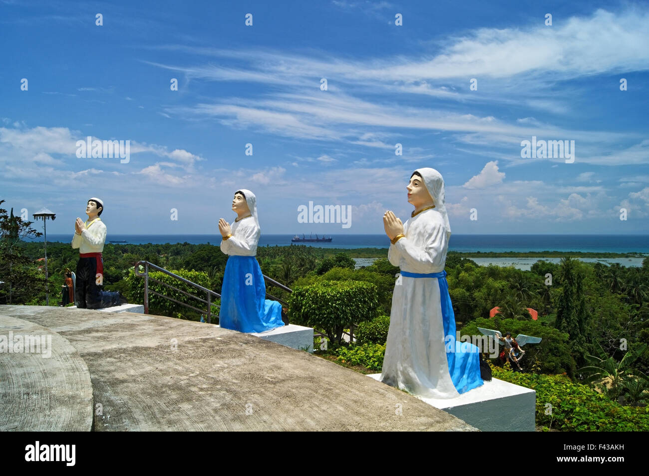 South East Asia,Philippines,Metro Cebu,Carcar City,Theotokos Shrine Stock Photo