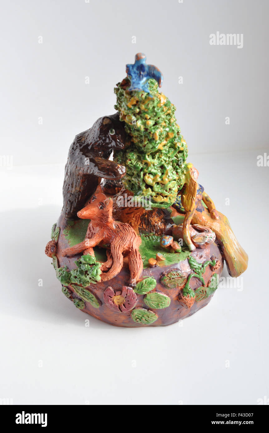 Clay figurines with child hires stock photography and images Alamy