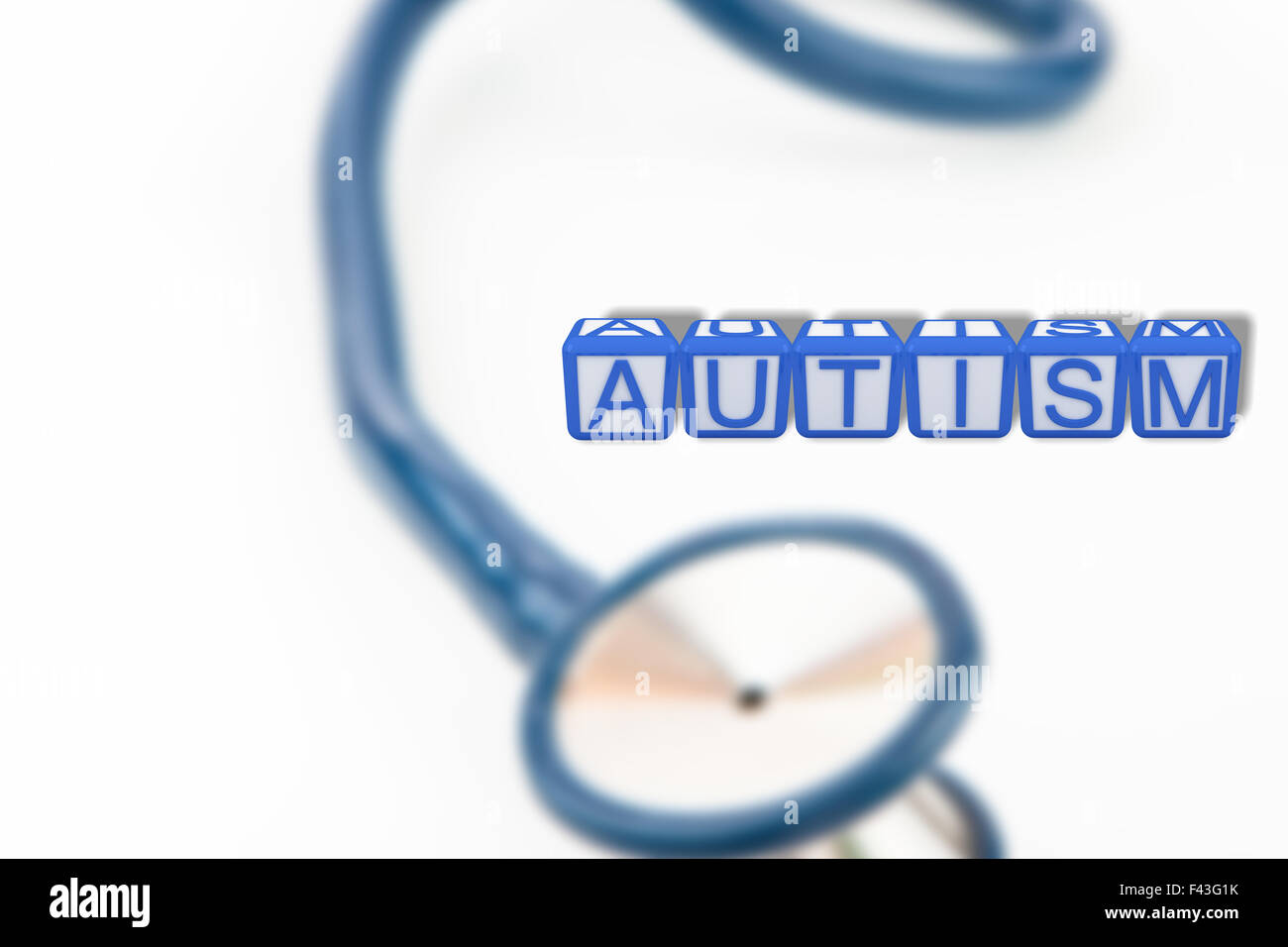 Composite image of autism building blocks Stock Photo Alamy
