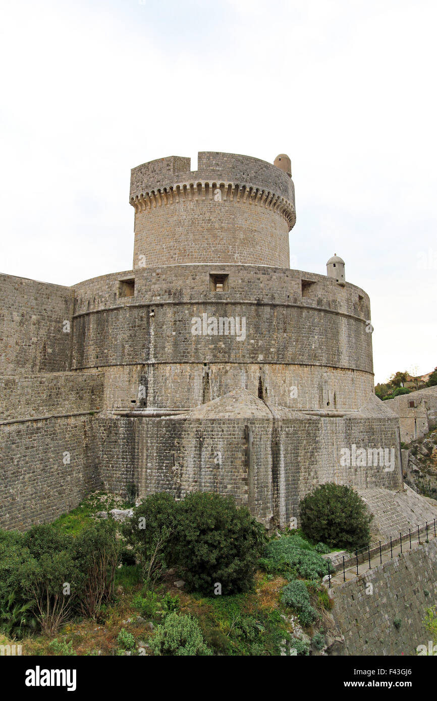 Dubrovnik castle Stock Photo