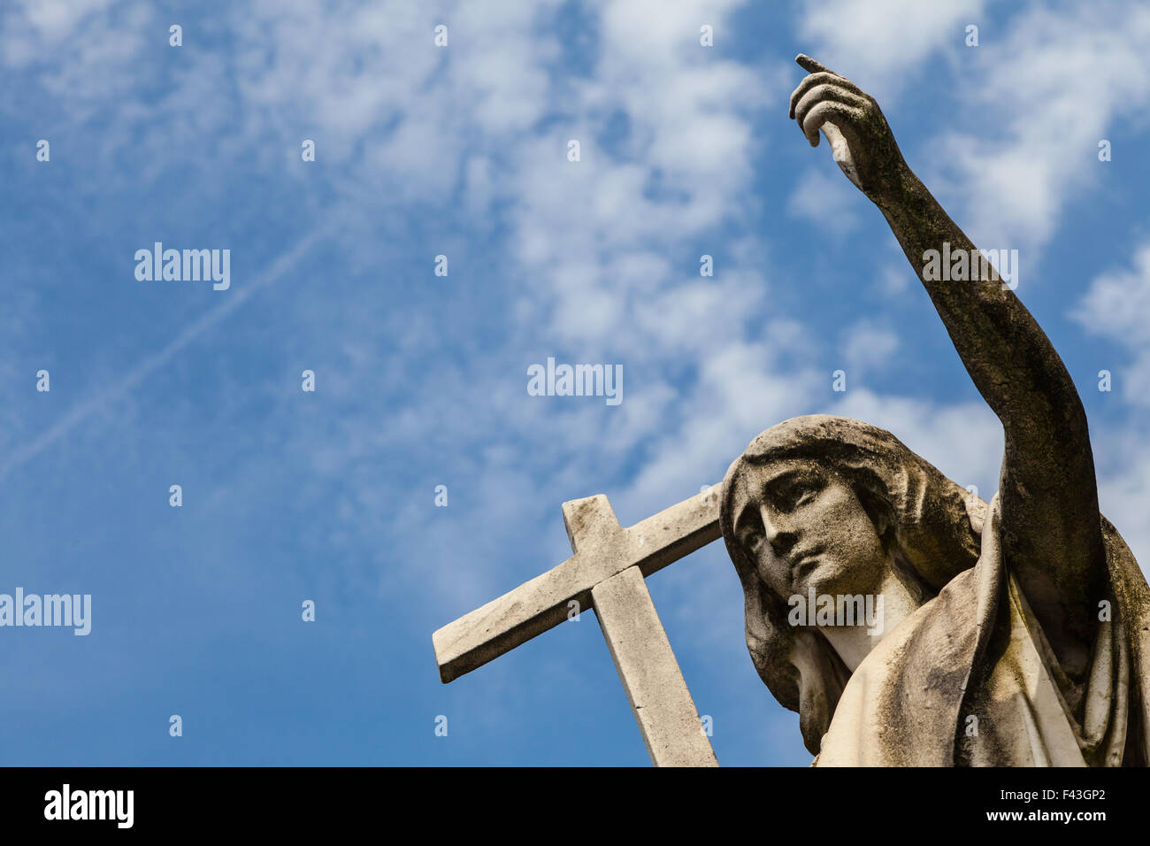 Old cemetery statue Stock Photo Alamy