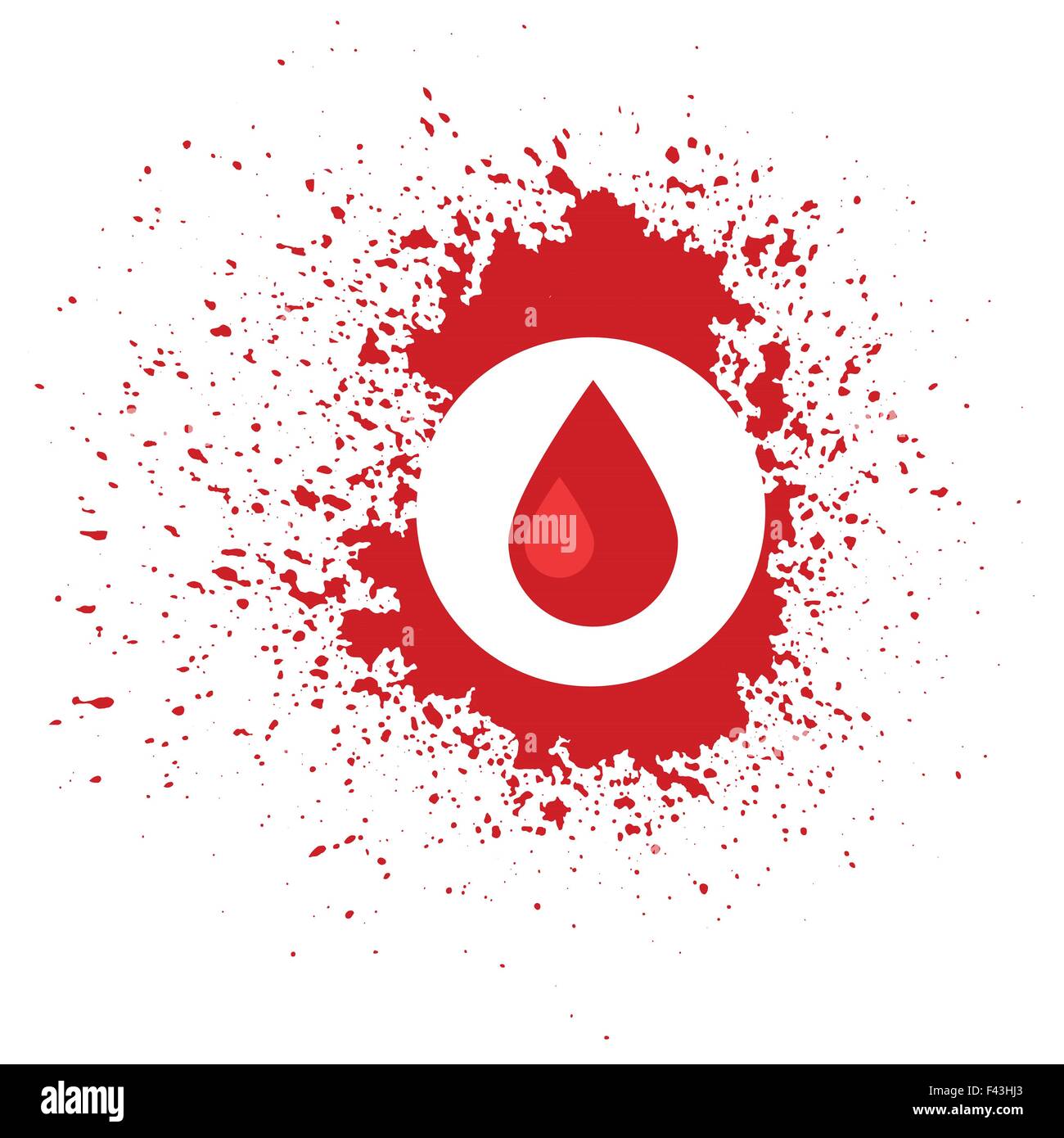 blood icon Stock Photo