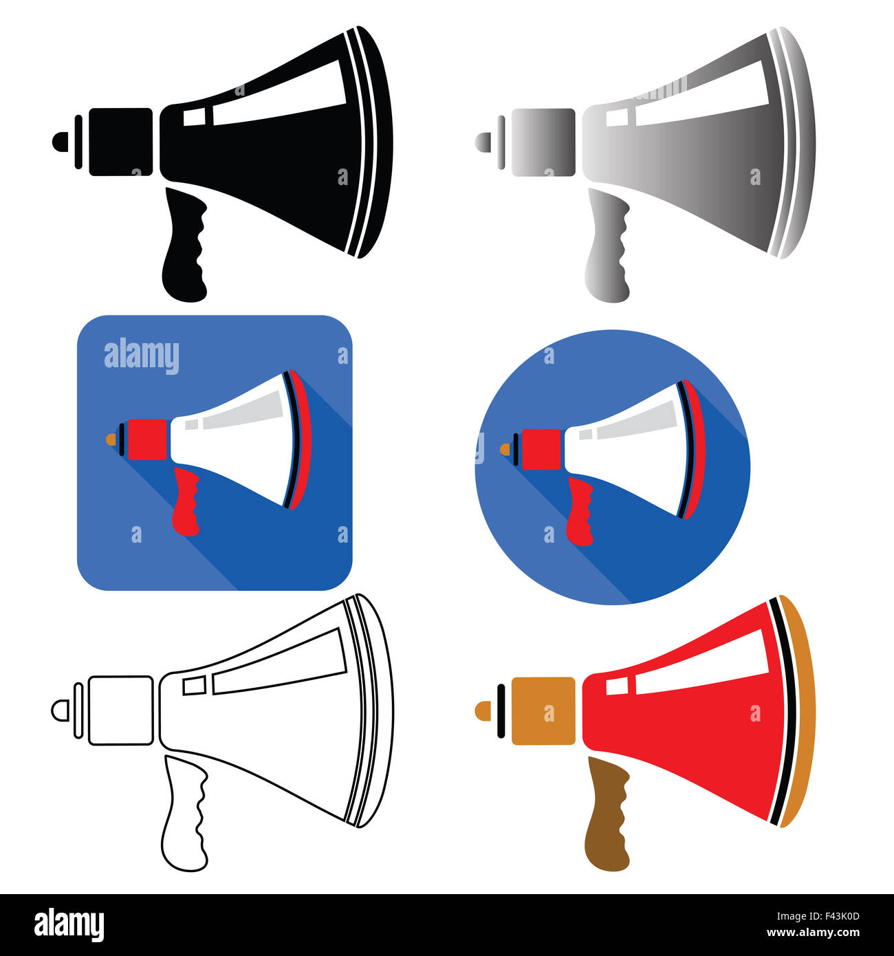 Black and red megaphone hires stock photography and images Alamy