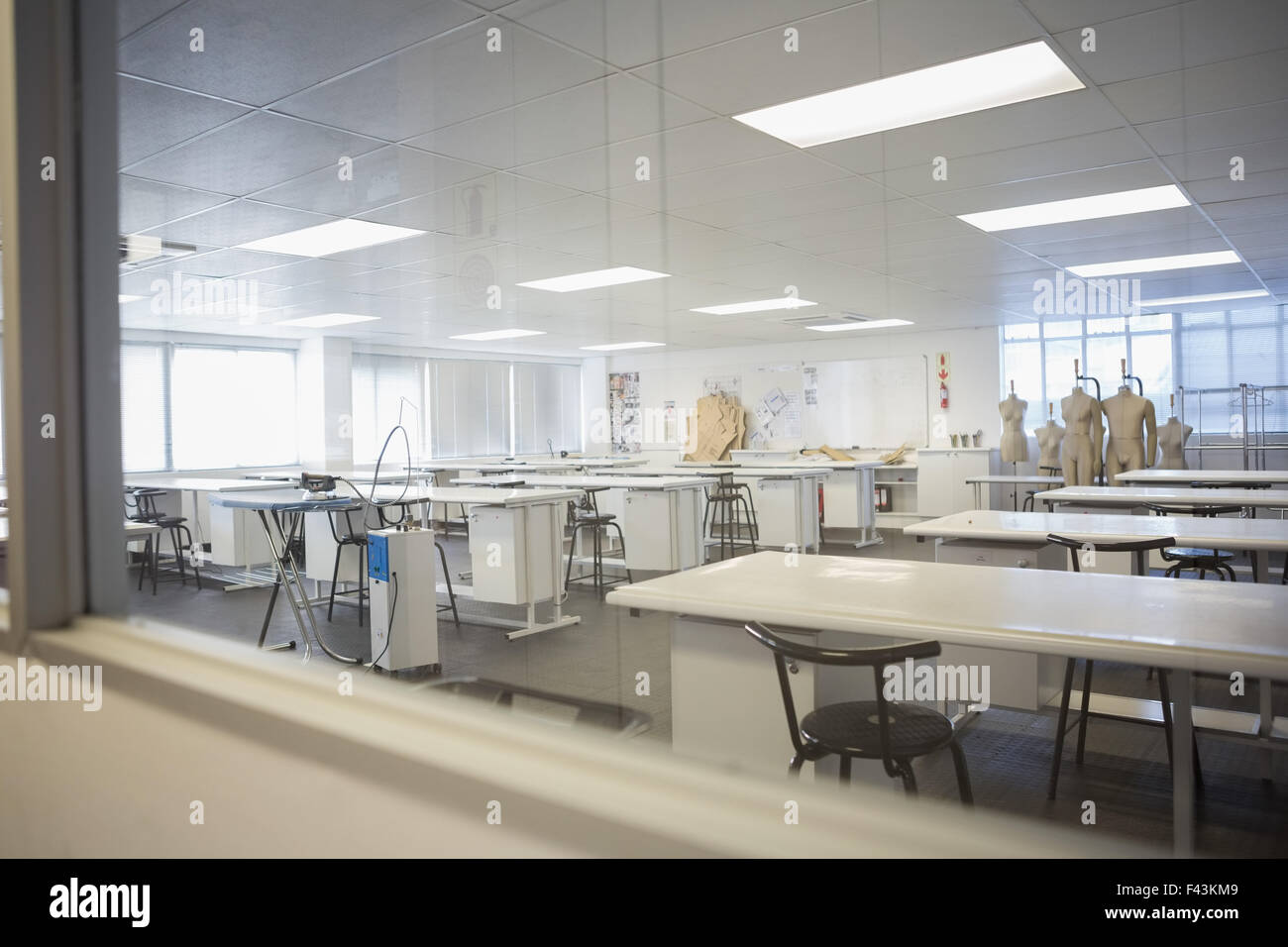 Empty class room Stock Photo