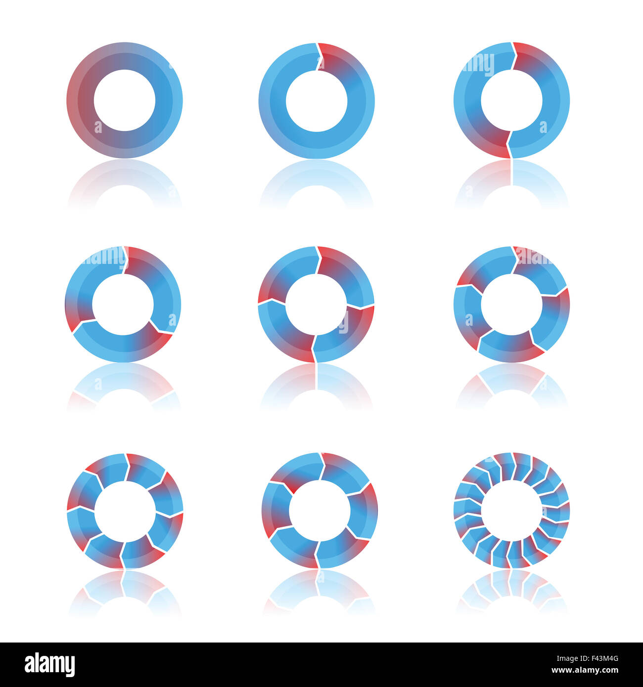 Diagram statistic round Cut Out Stock Images & Pictures - Alamy
