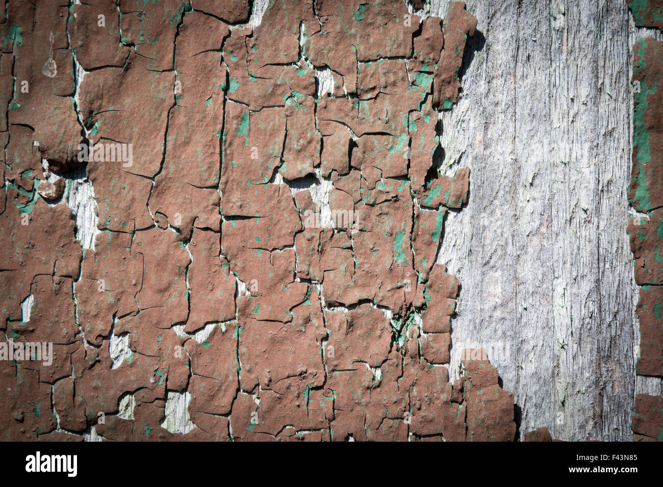 weathered wood with peeling paint Stock Photo - Alamy