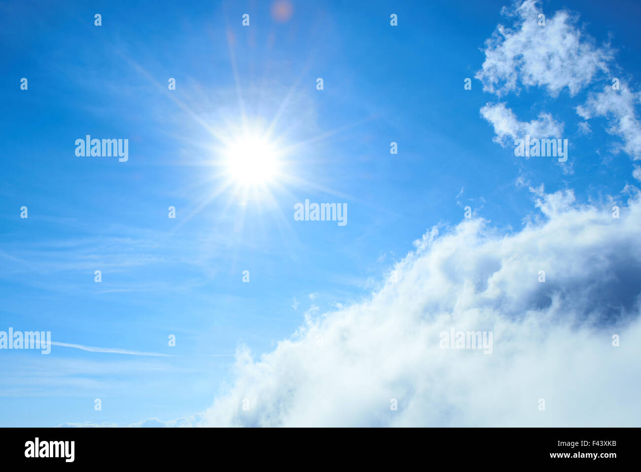 Beautiful blue sky Stock Photo - Alamy