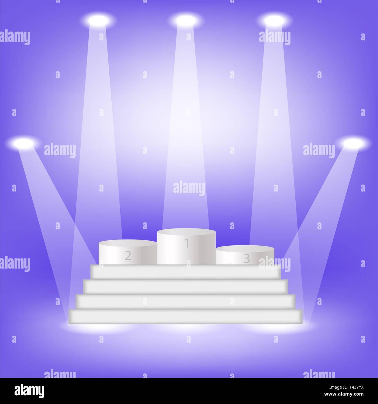Empty winners podium hi-res stock photography and images - Alamy