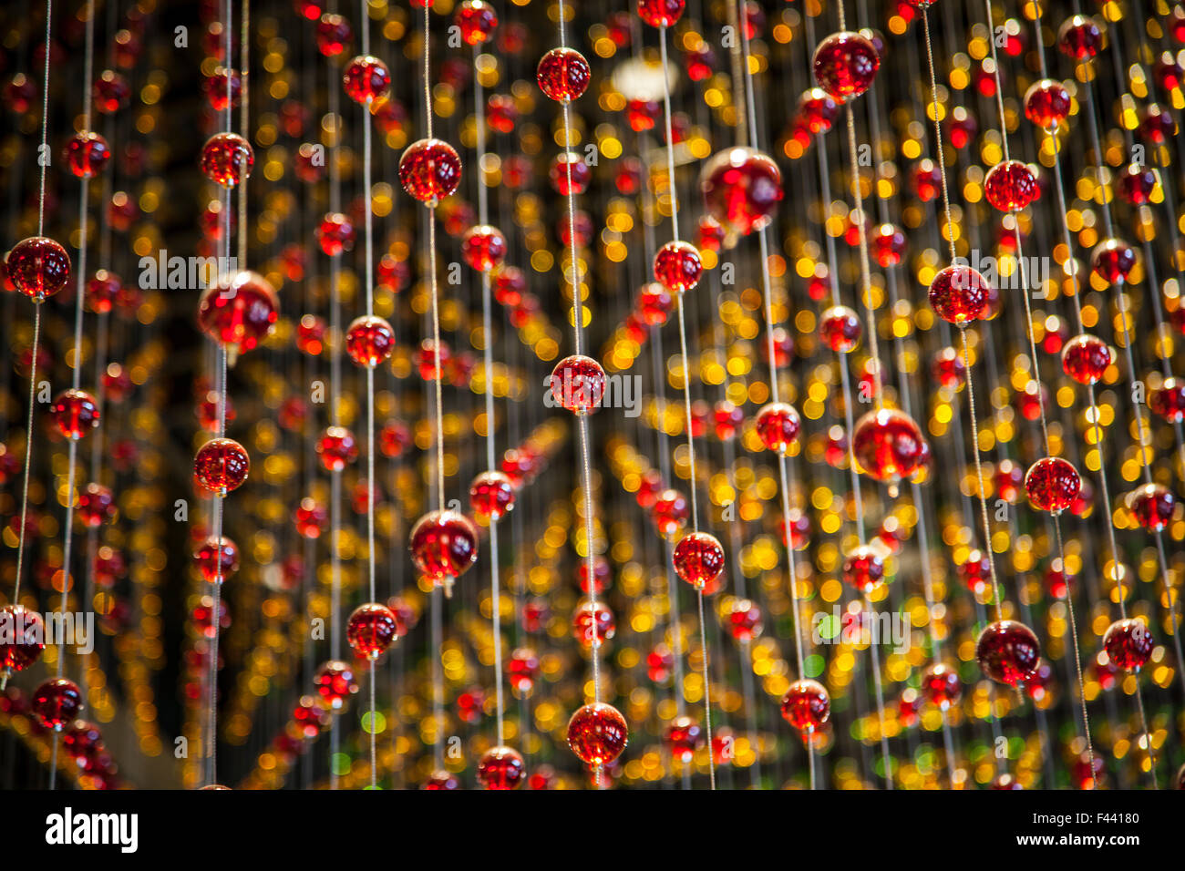 Hundreds of balls hanging in the San Francisco Nike store Stock Photo -  Alamy