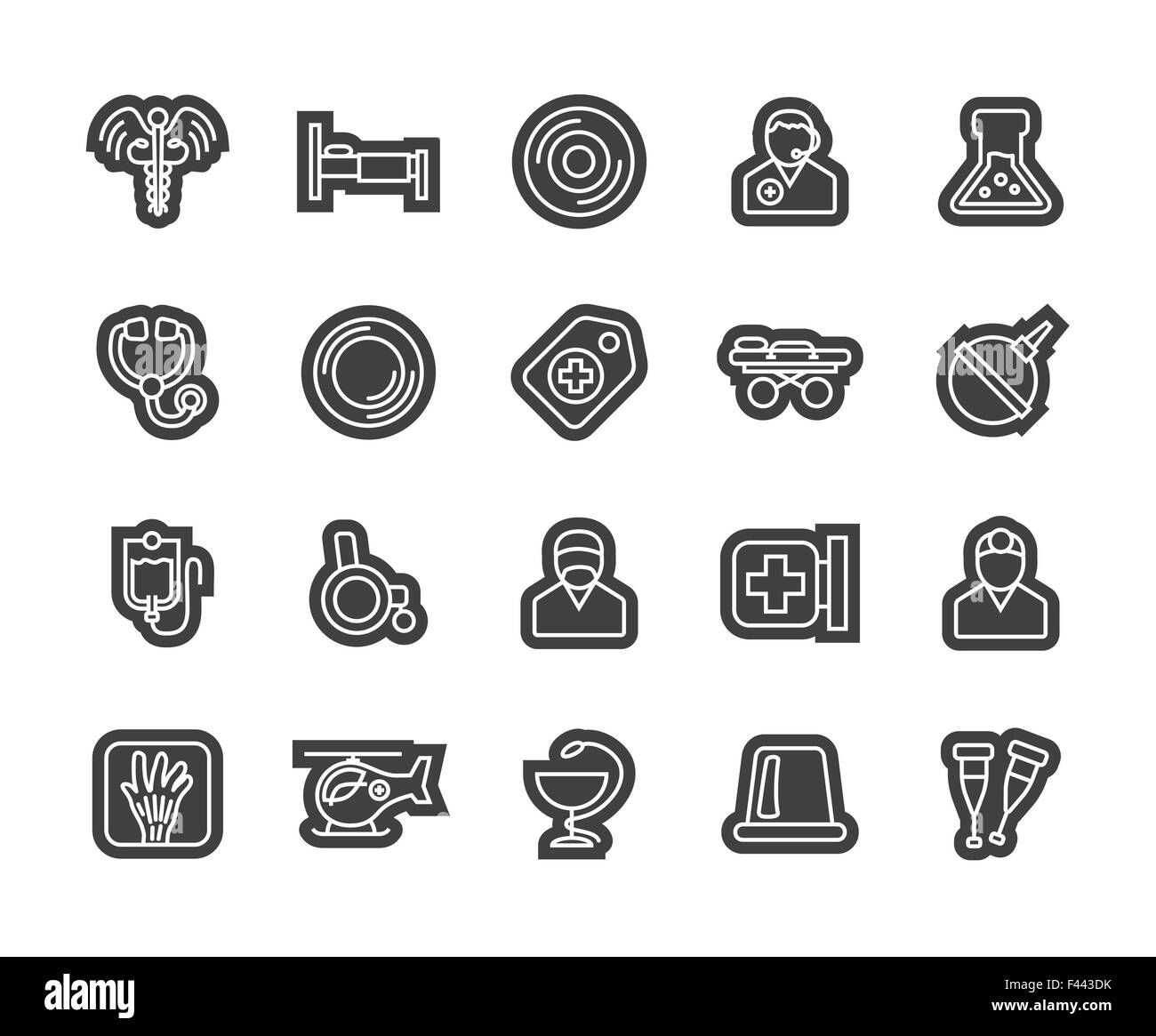 Outline icons thin flat design, modern line stroke style Stock Vector ...