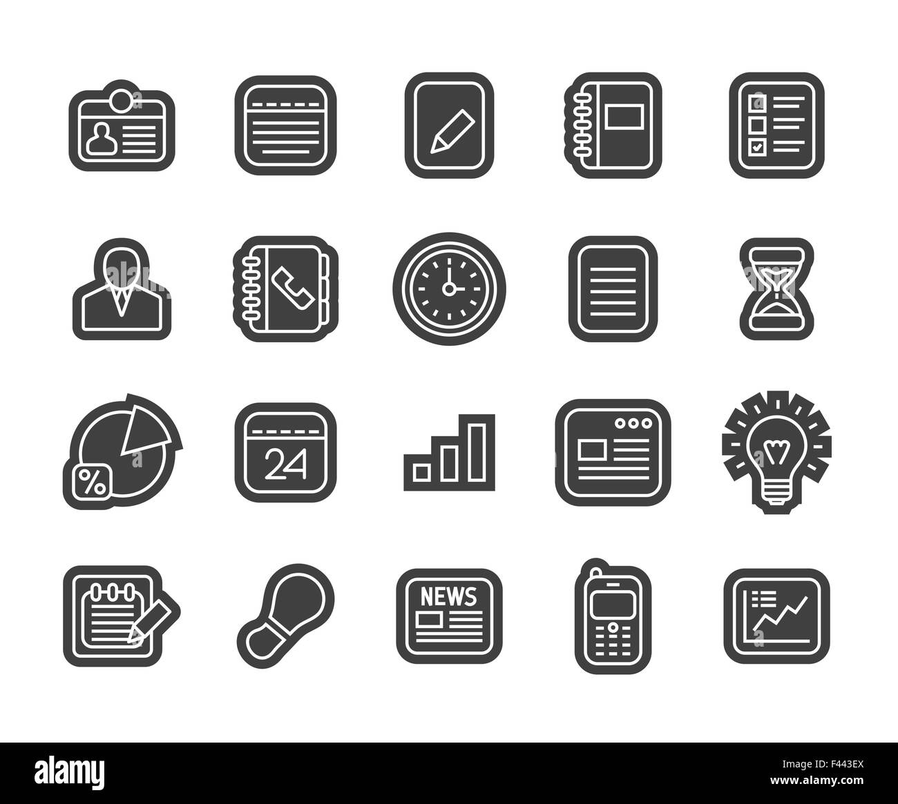 Outline icons thin flat design, modern line stroke style Stock Vector ...