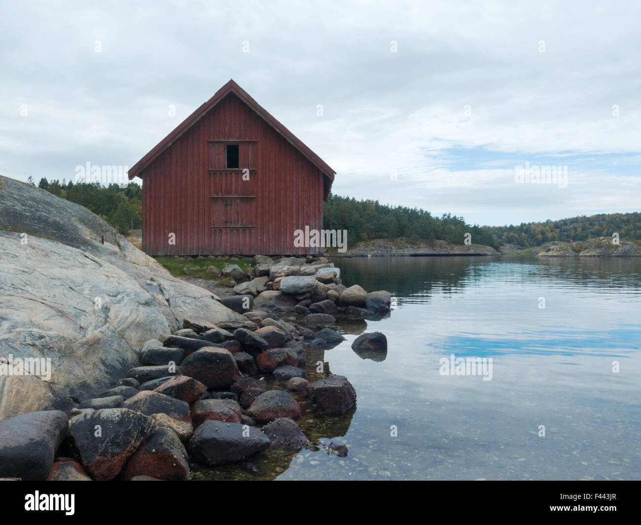 one beutiful place on the swedish westcoast place on a island Stock Photo