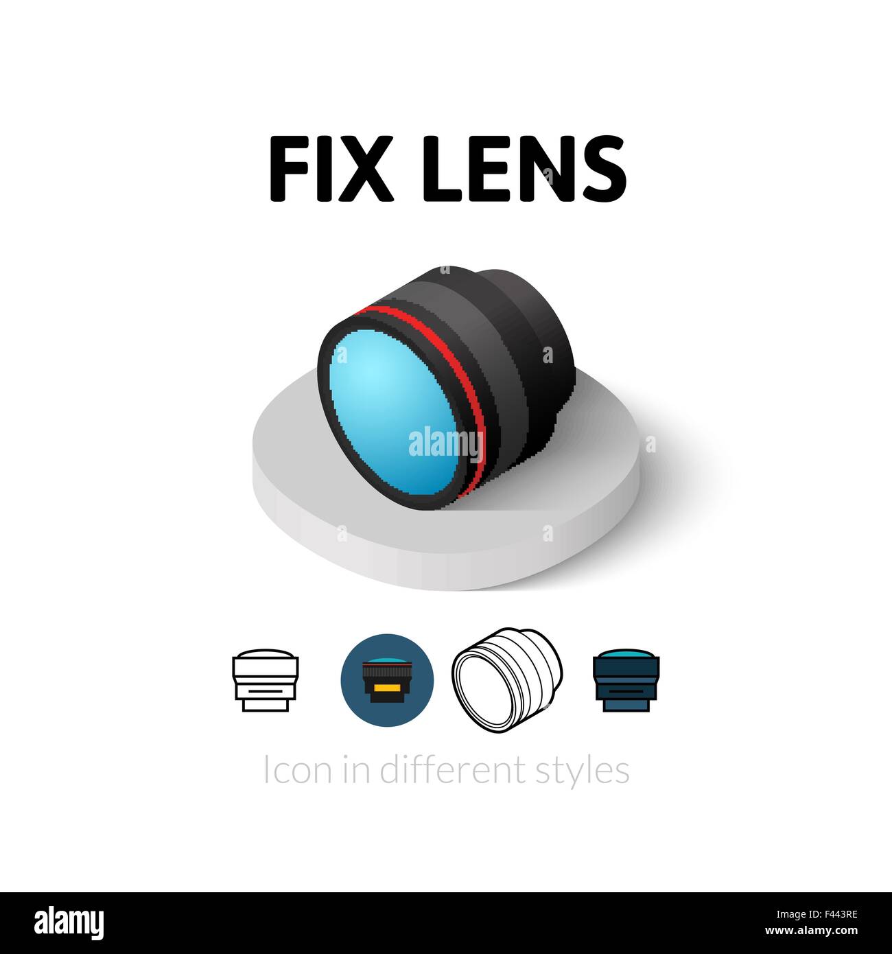 Fix lens Stock Vector Images - Alamy
