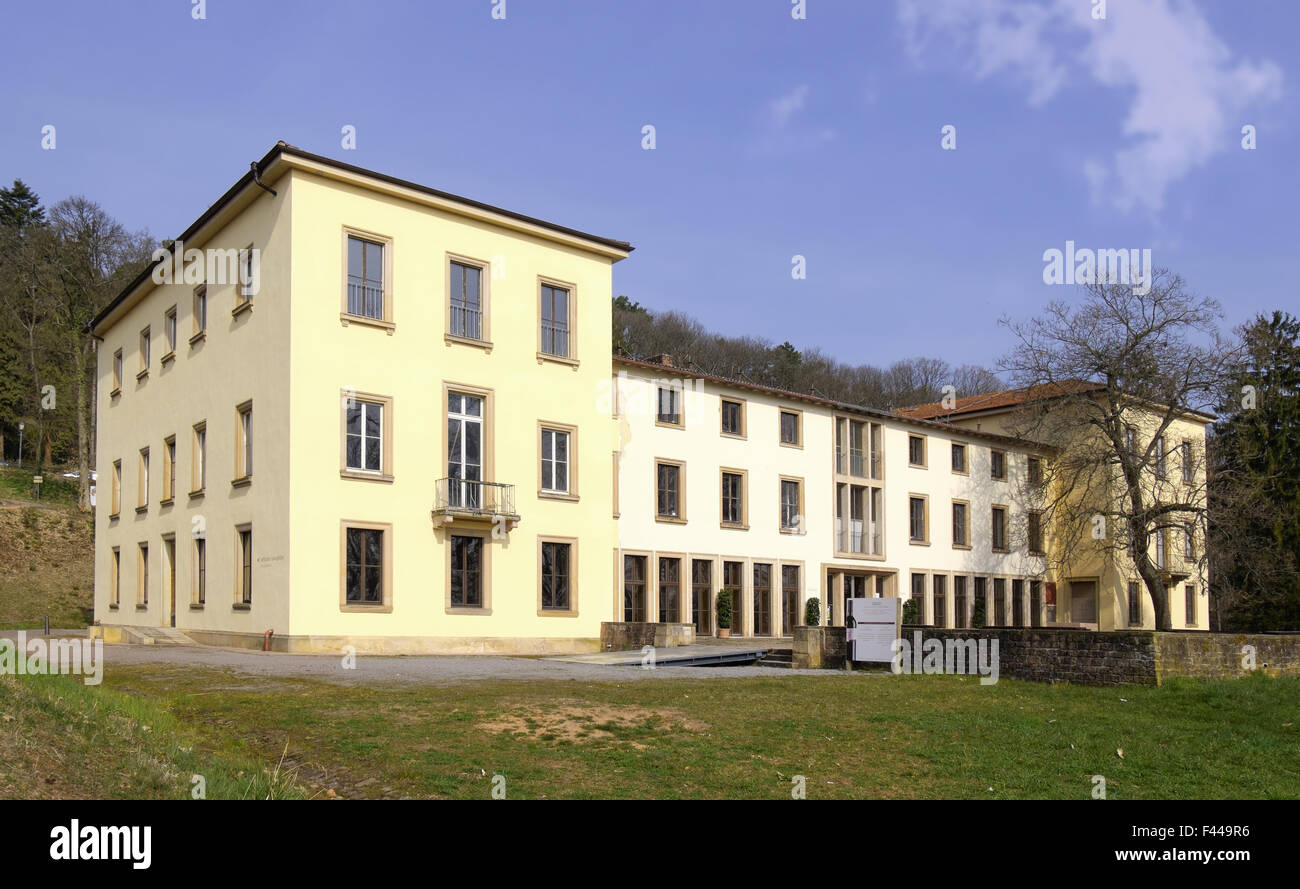 Kavaliersbau of Castle Villa Ludwigshöhe Stock Photo