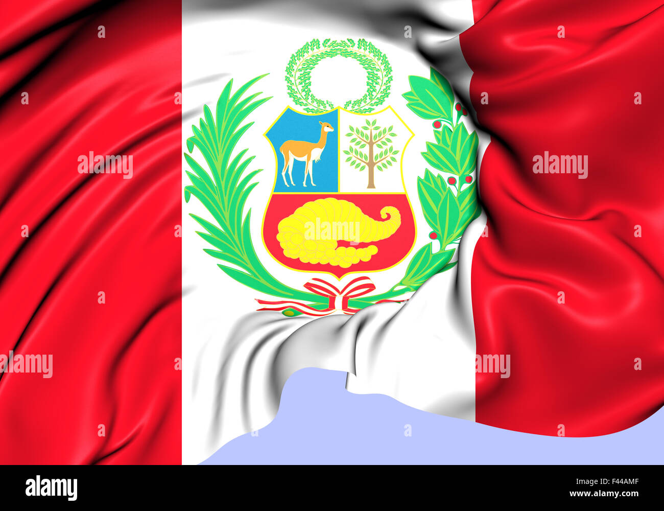 Flag of Peru Stock Photo - Alamy