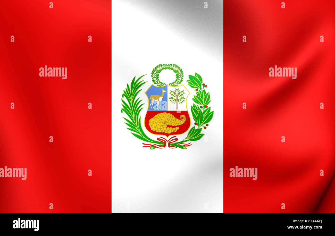 Flag of Peru Stock Photo - Alamy