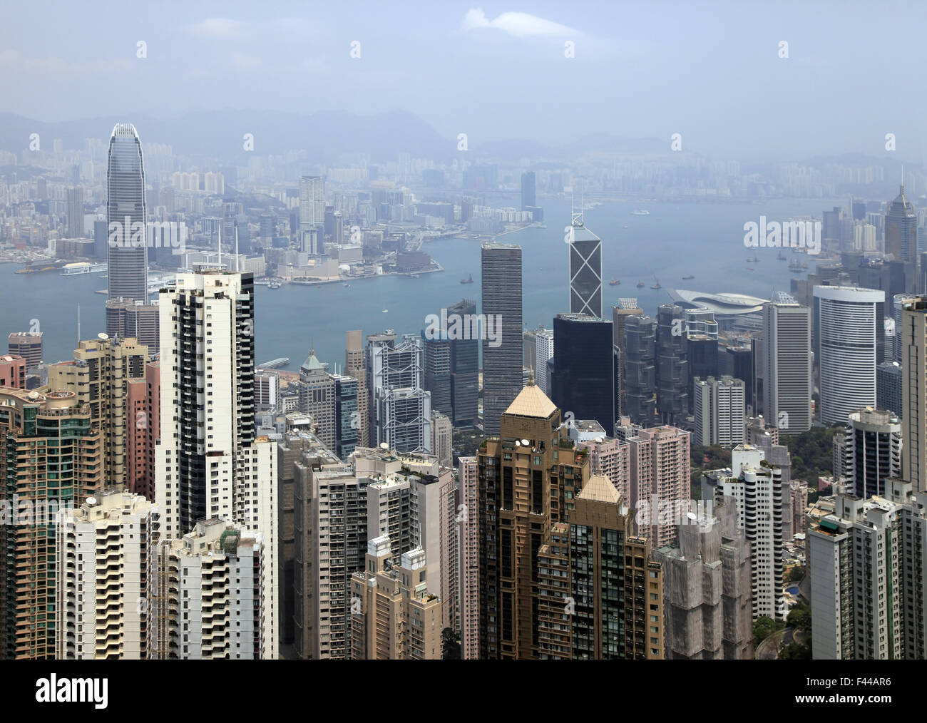 Hong Kong Skyline from Victoria Peak Stock Photo - Alamy