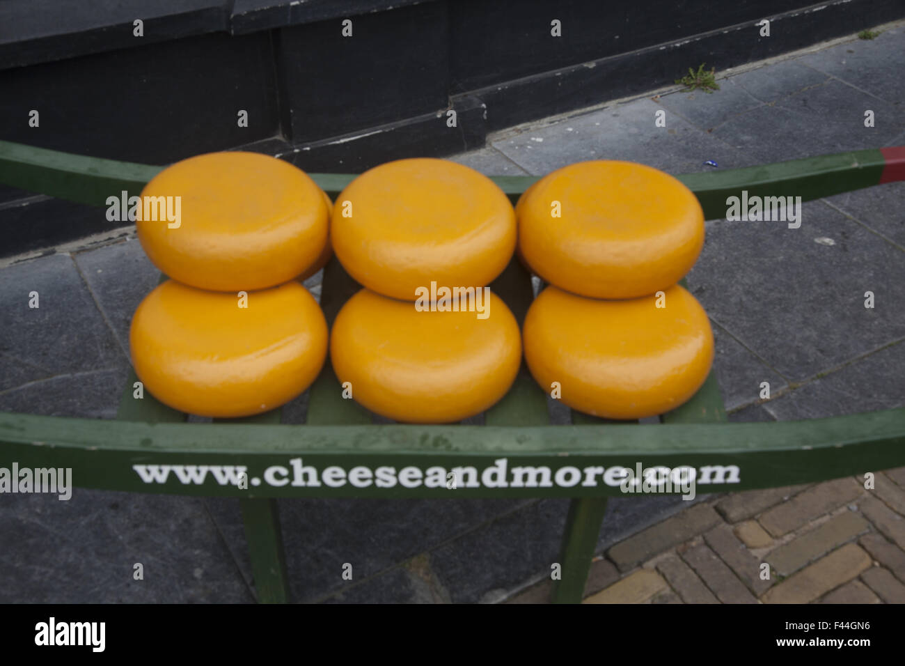 Dutch Cheese shop, City of Delft, Netherlands. Stock Photo