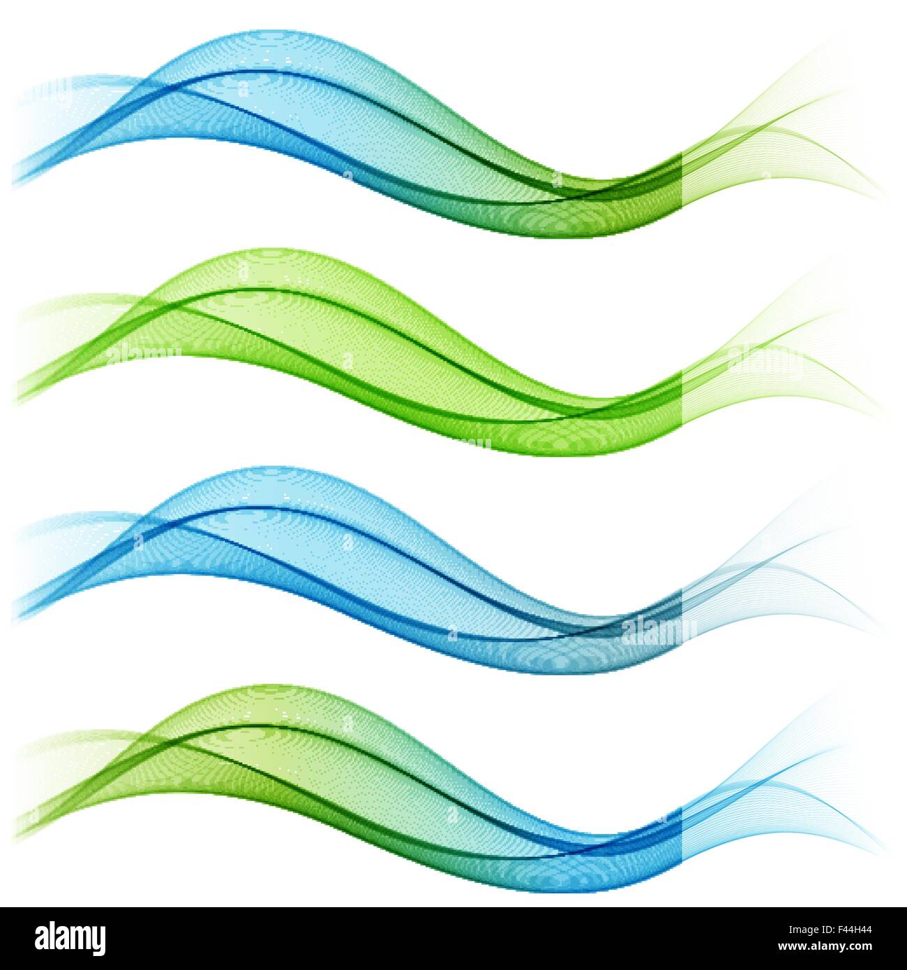 Set of abstract waves. Vector illustration Stock Vector Image & Art - Alamy
