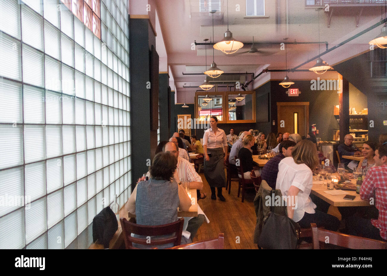 downtown restaurant Asheville North Carolina Stock Photo Alamy
