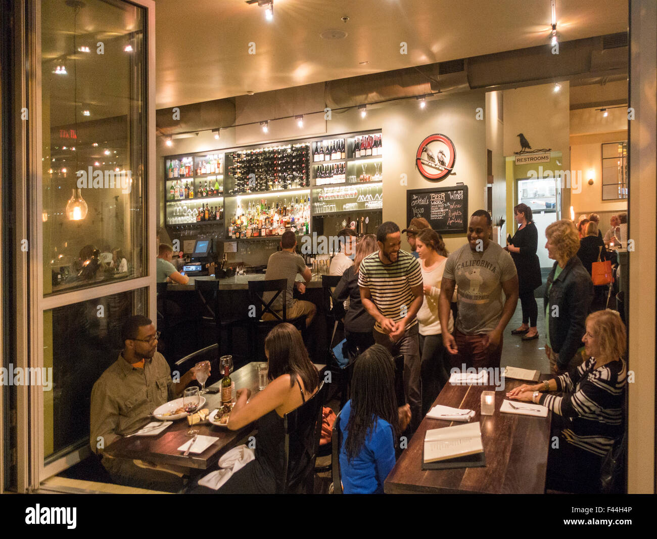 Blackbird restaurant Asheville North Carolina Stock Photo Alamy