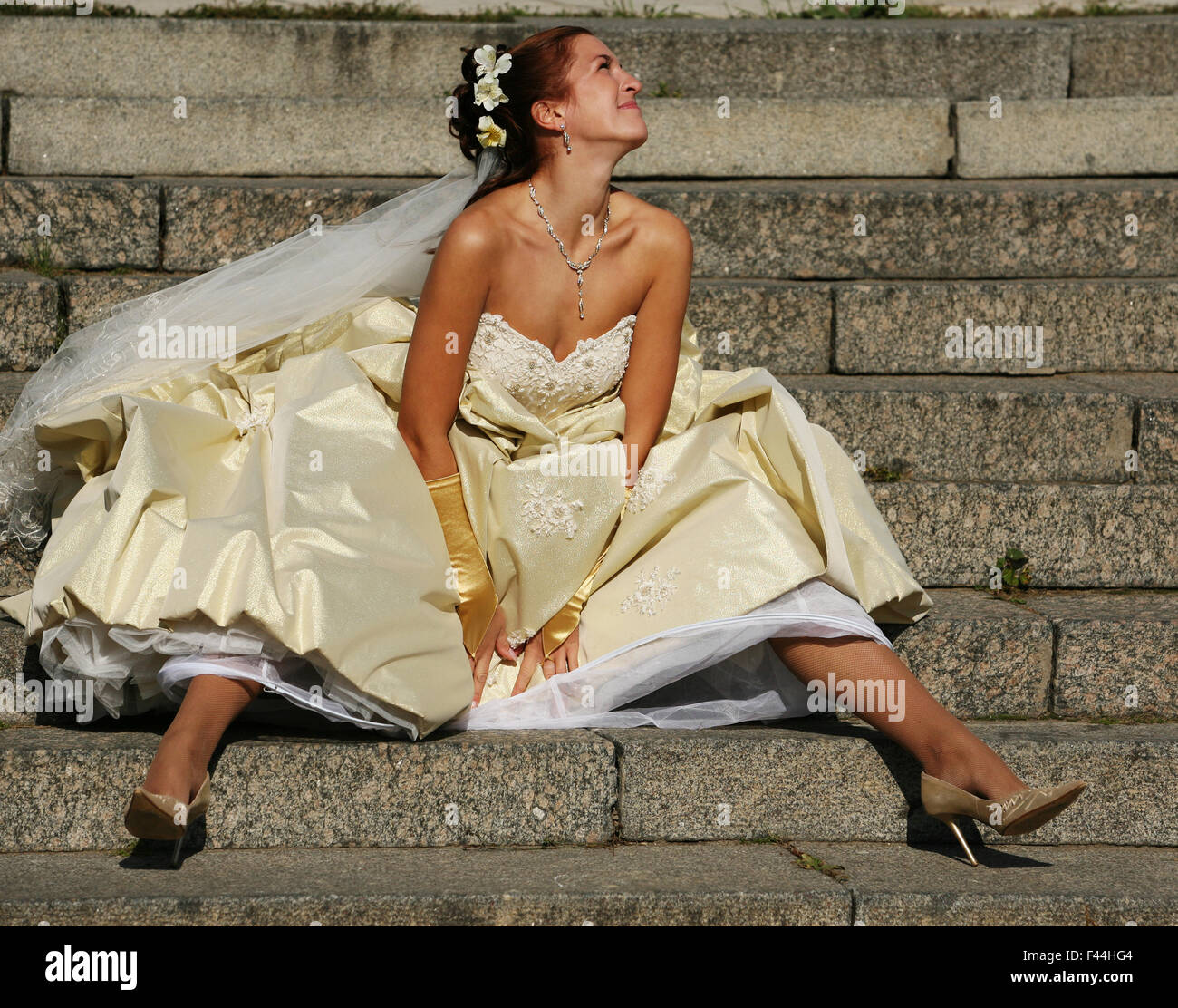 Beautiful bride Stock Photo
