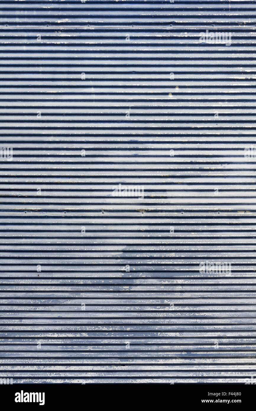 wall of corrugated sheet Stock Photo Alamy