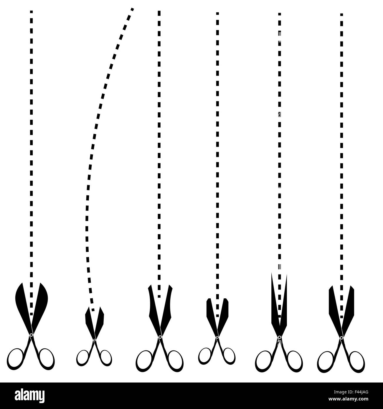 Pair of scissors Black and White Stock Photos & Images Alamy