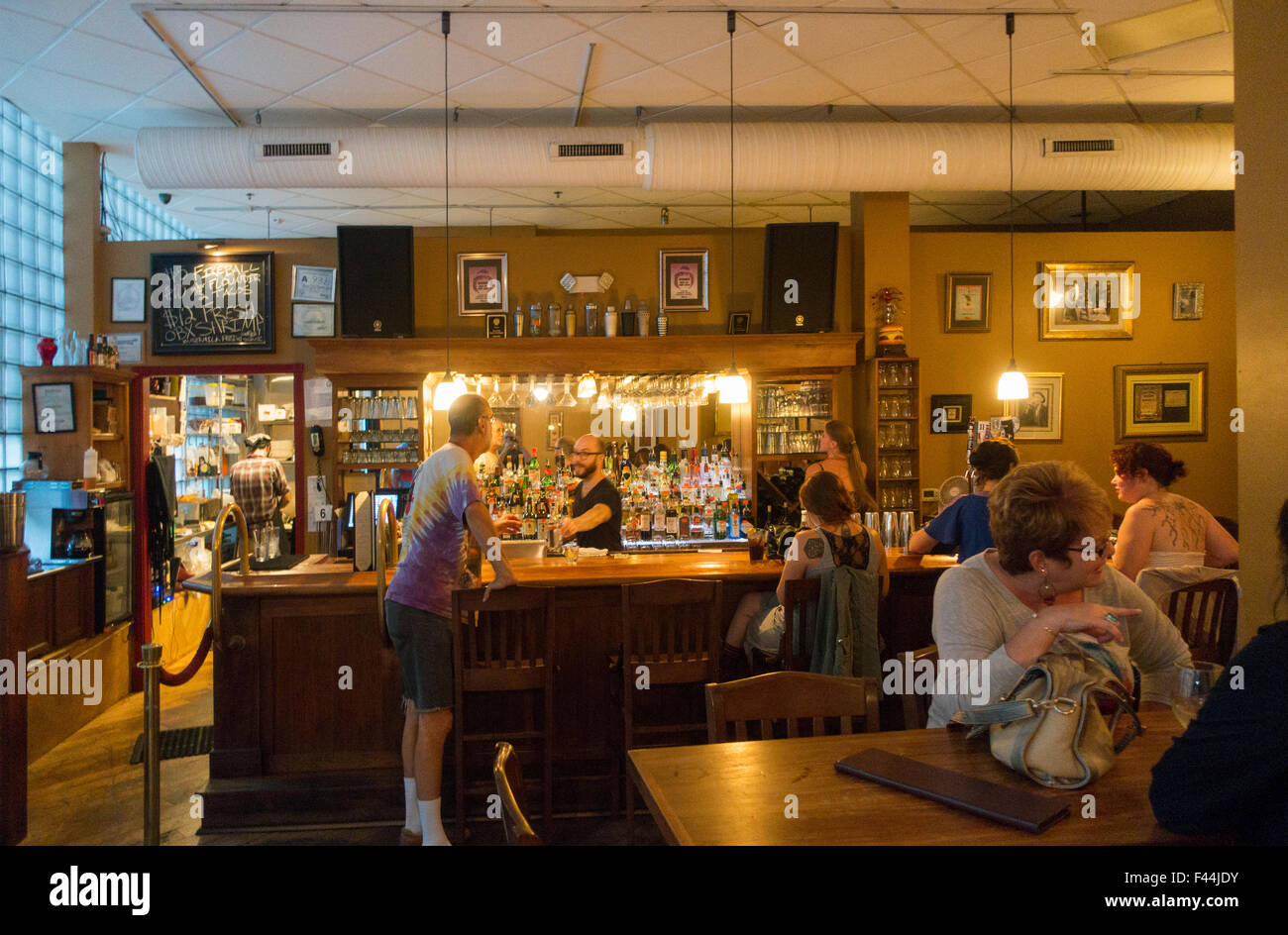 Rankin Vault cocktail lounge Asheville North Carolina Stock Photo Alamy