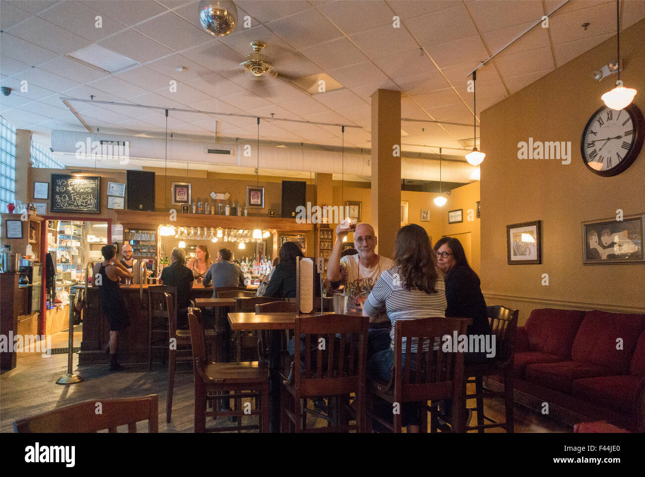 Rankin Vault cocktail lounge Asheville North Carolina Stock Photo Alamy