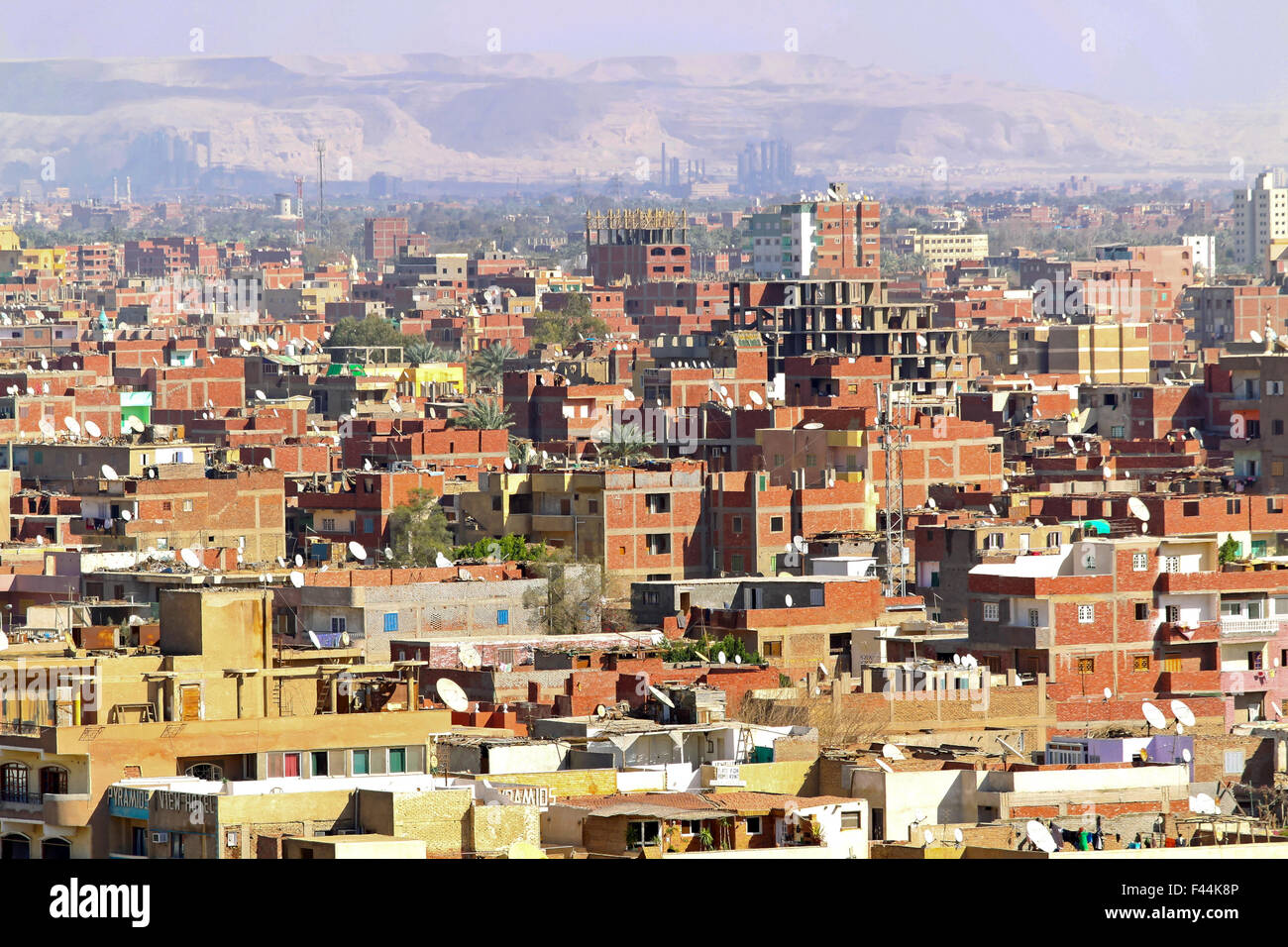Giza neighbourhood Stock Photo