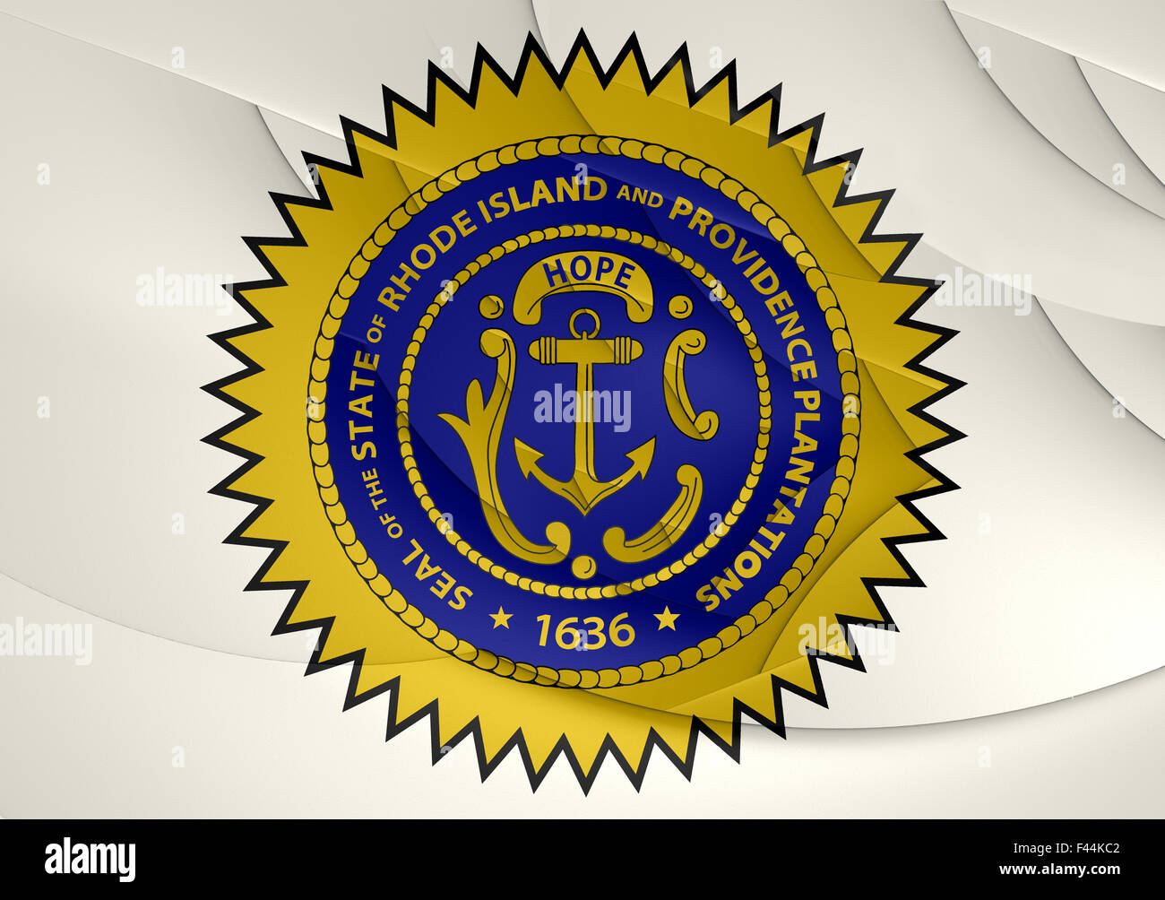 Seal of Rhode Island Stock Photo Alamy