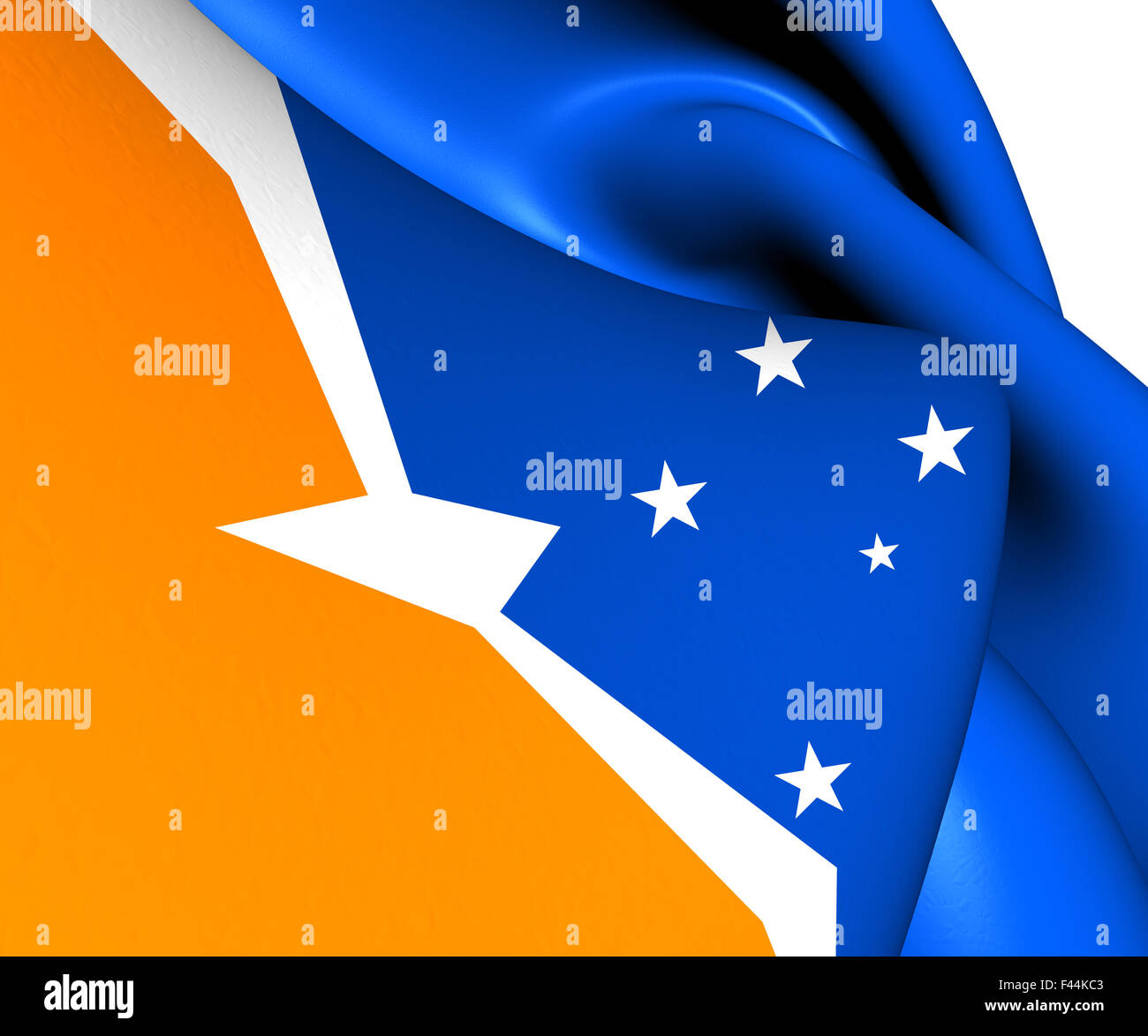 Flag of Tierra del Fuego Stock Photo Alamy