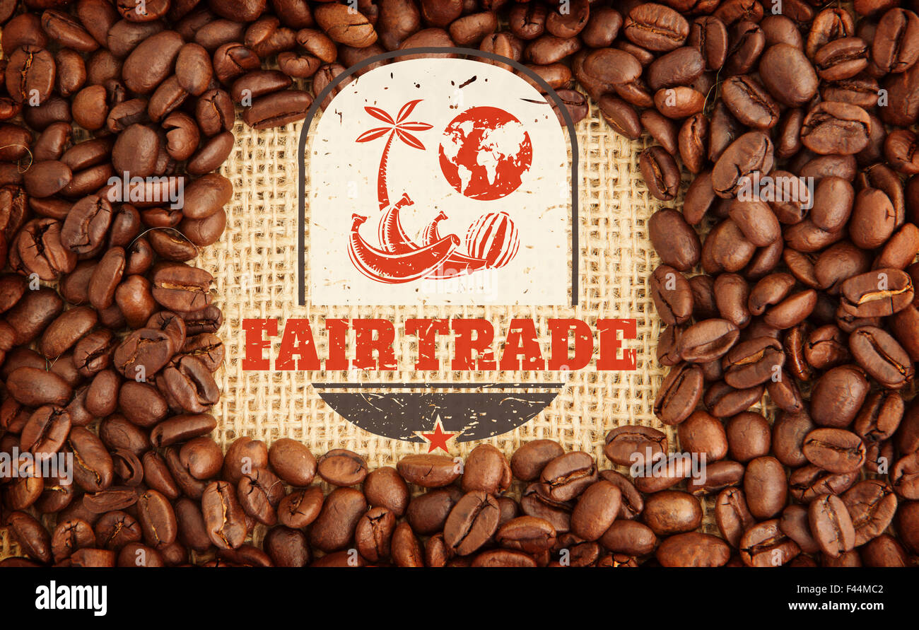 Composite image of fair trade graphic Stock Photo