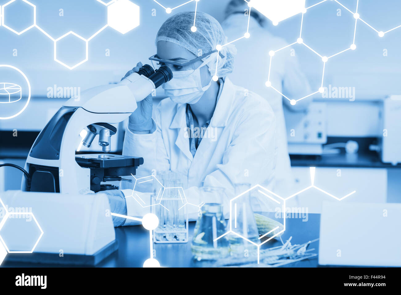 Composite image of science graphic Stock Photo - Alamy