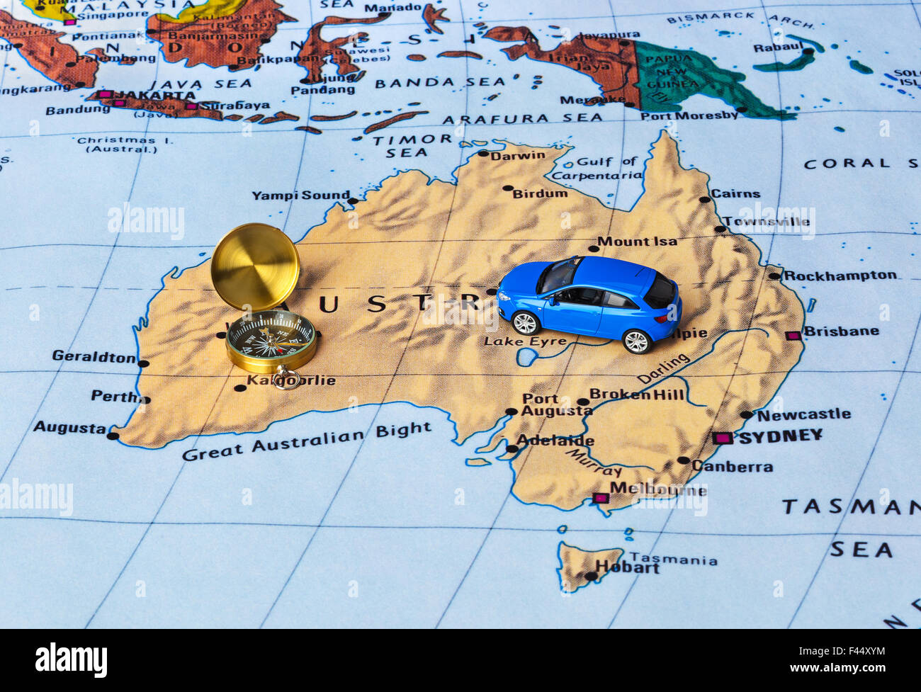 Map Of Australia With Compass Points - Arlana Nannette