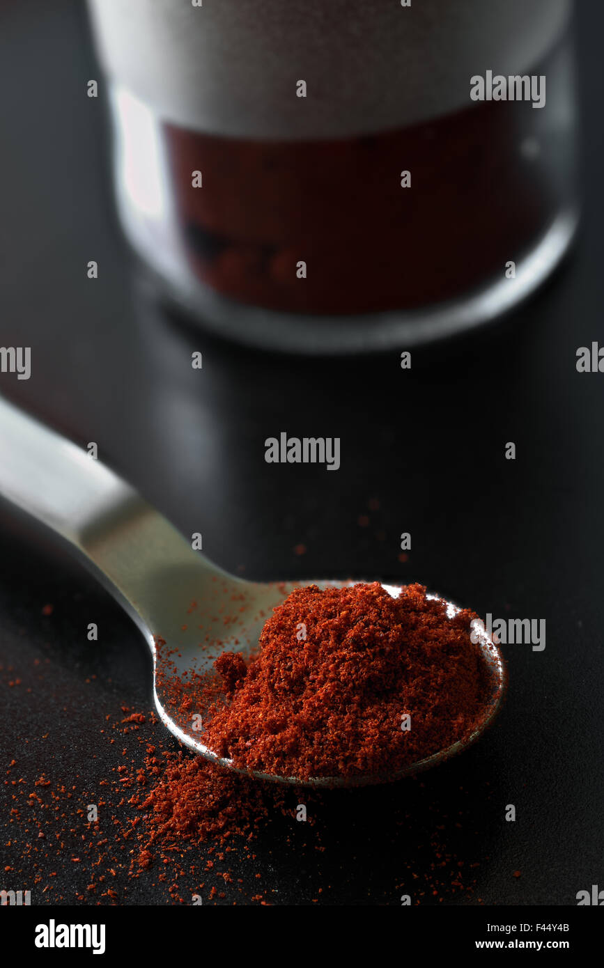 Powdered Cayenne (Pepper) Stock Photo