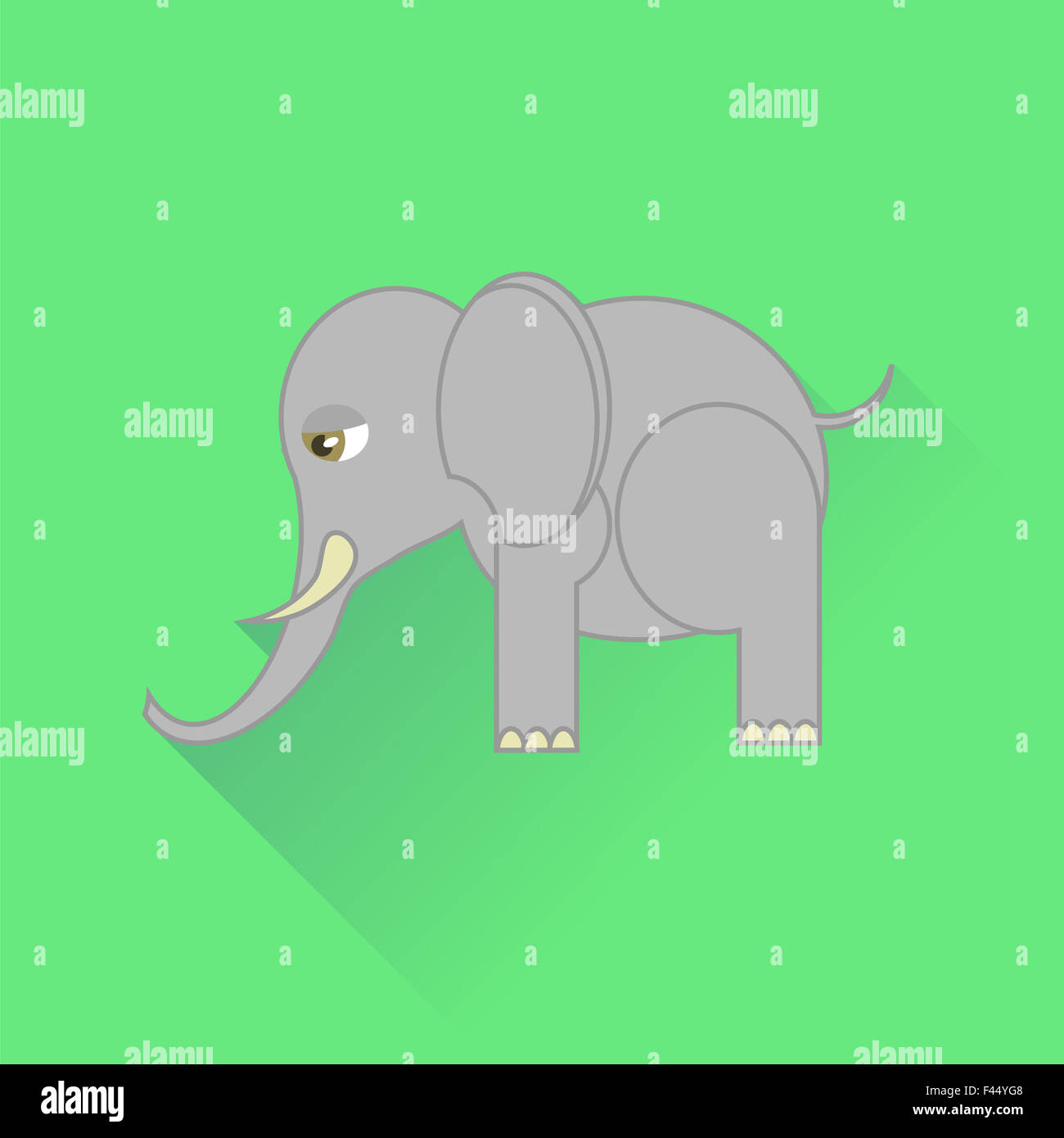 Elephant Icon Stock Photo