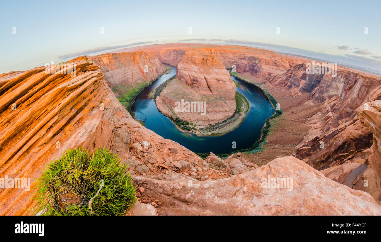 Horseshoe Bend near Page Arizona Stock Photo Alamy
