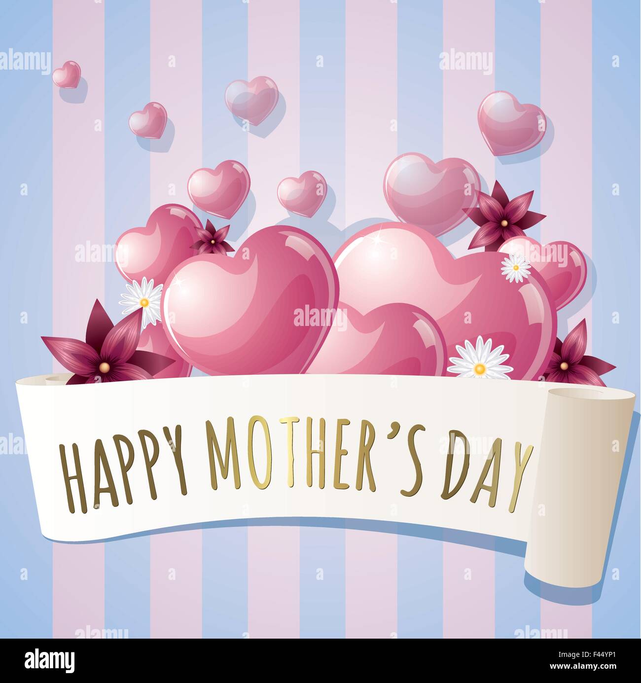 Happy mother's day card Stock Vector