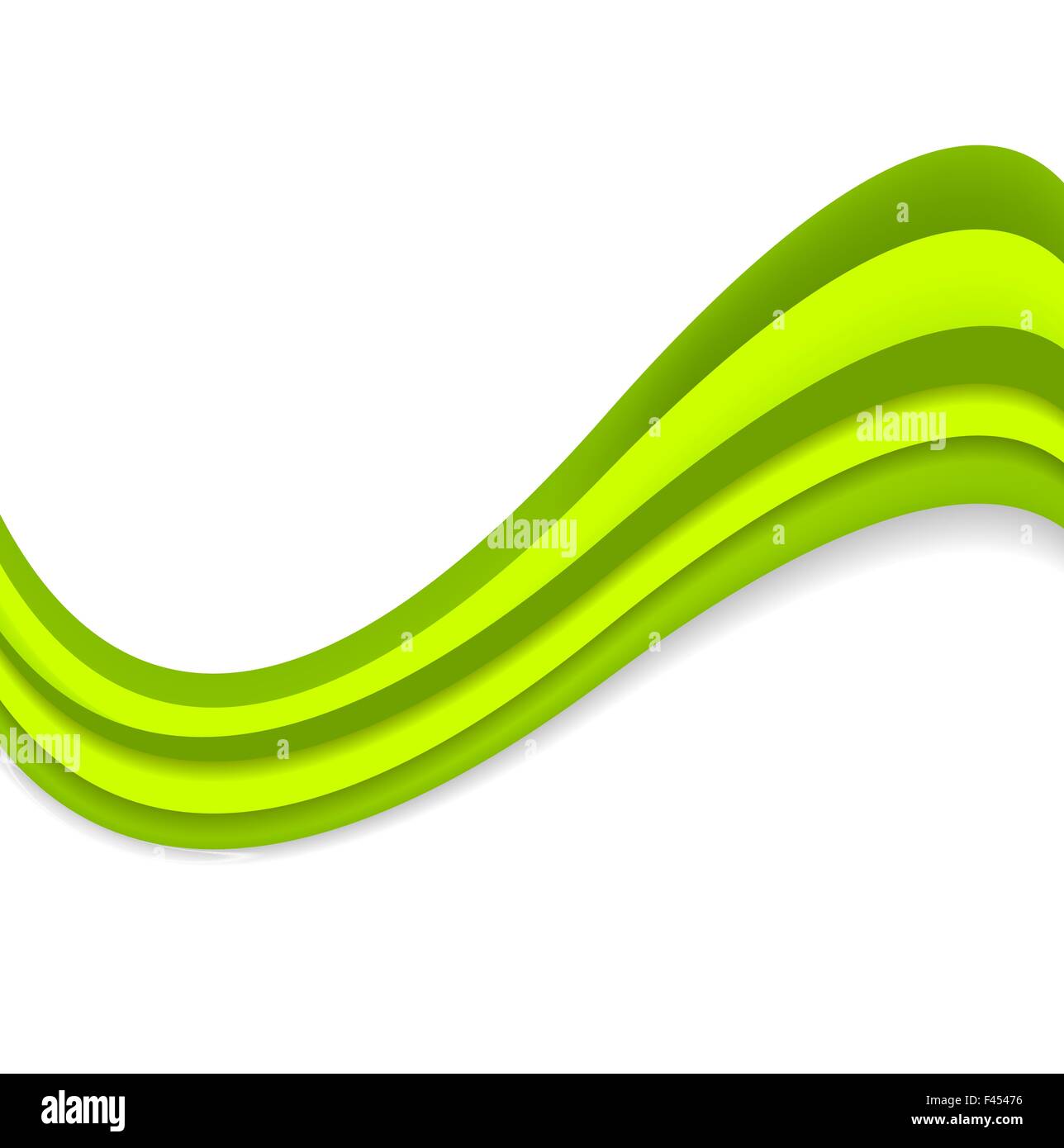 Abstract green wave pattern white hi-res stock photography and images ...