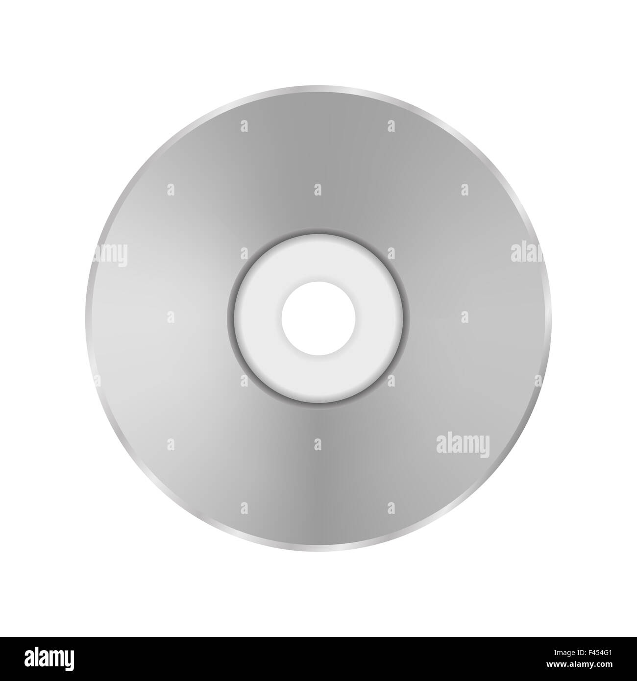 Grey Compact Disc Stock Photo