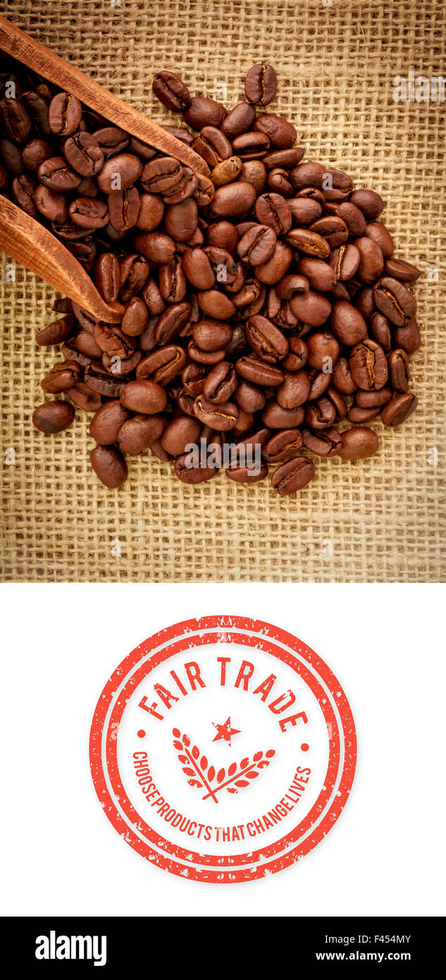 Composite image of fair trade graphic Stock Photo