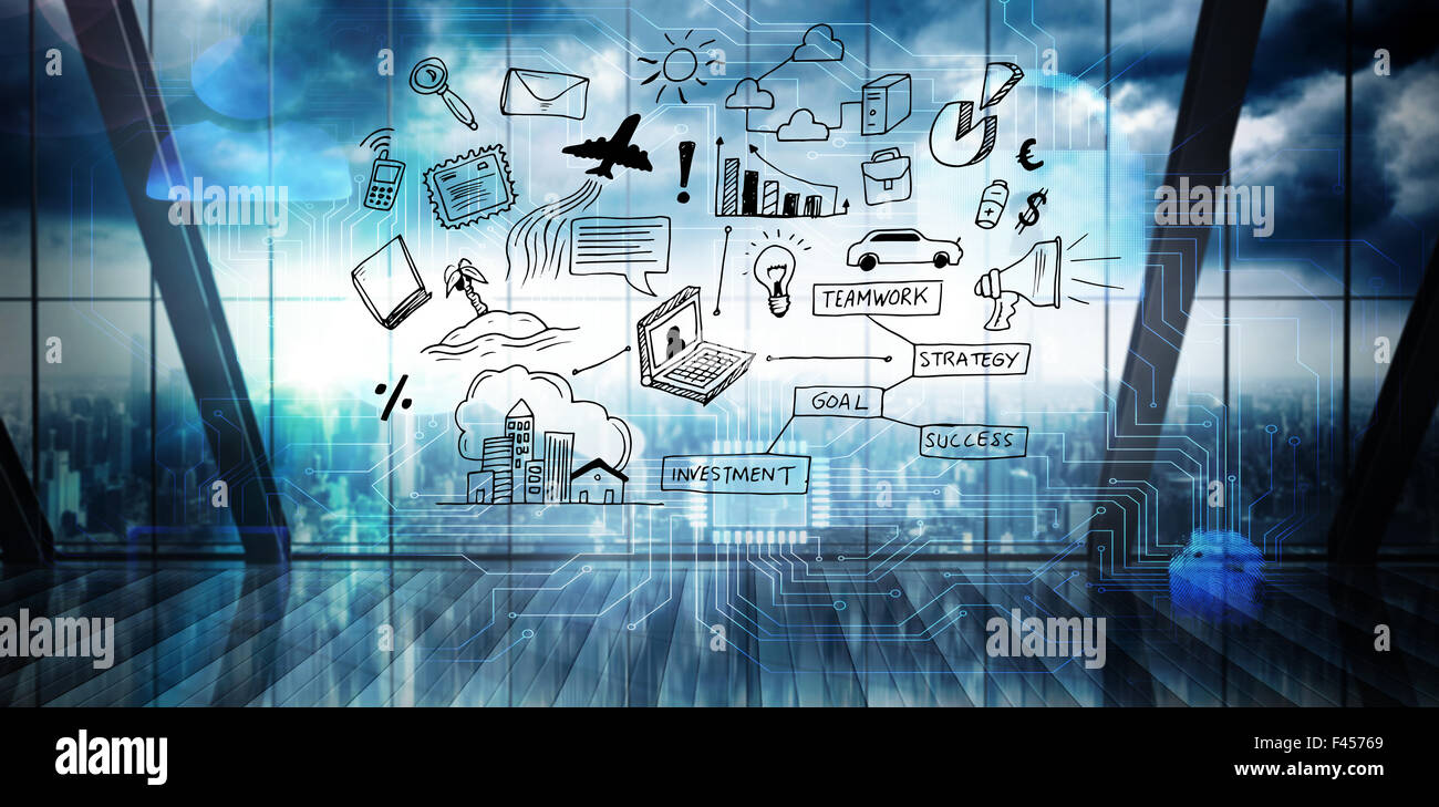 Composite image of brainstorm graphic Stock Photo - Alamy