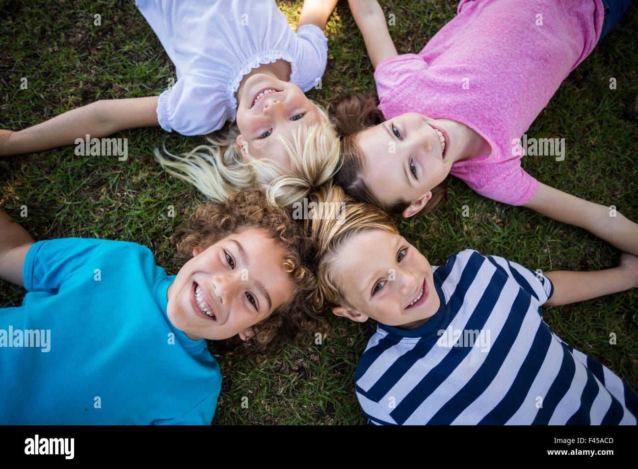 Happy child in the park together Stock Photo - Alamy
